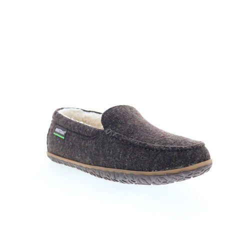 Minnetonka Eco Elm 4704-CHO Mens Brown Canvas Slip On Loafer Slippers Shoes