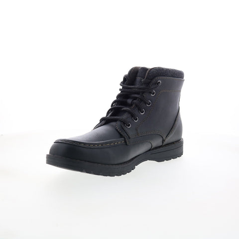 Eastland Drak Moc Toe 4714-01 Mens Black Synthetic Lace Up Casual Dress Boots