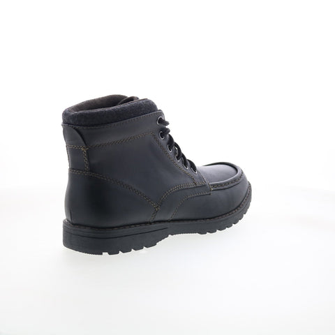 Eastland Drak Moc Toe 4714-01 Mens Black Synthetic Lace Up Casual Dress Boots