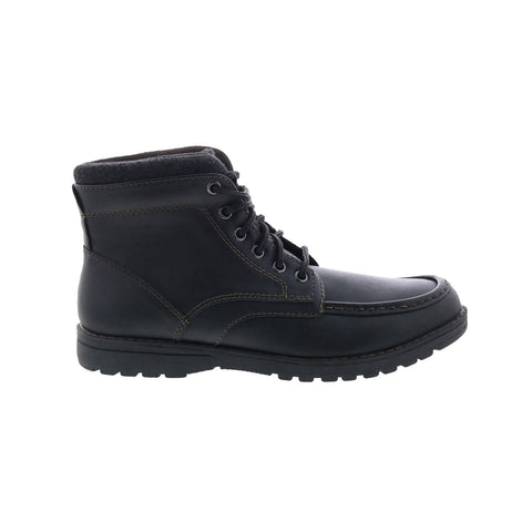 Eastland Drak Moc Toe 4714-01 Mens Black Synthetic Lace Up Casual Dress Boots