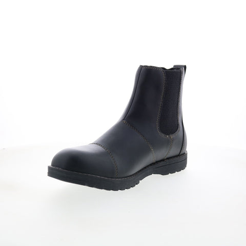 Eastland Drew Twin Gore 4715-01 Mens Black Synthetic Slip On Chelsea Boots
