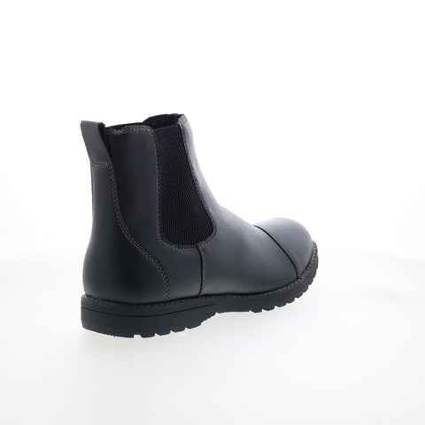 Eastland Drew Twin Gore 4715-01 Mens Black Synthetic Slip On Chelsea Boots