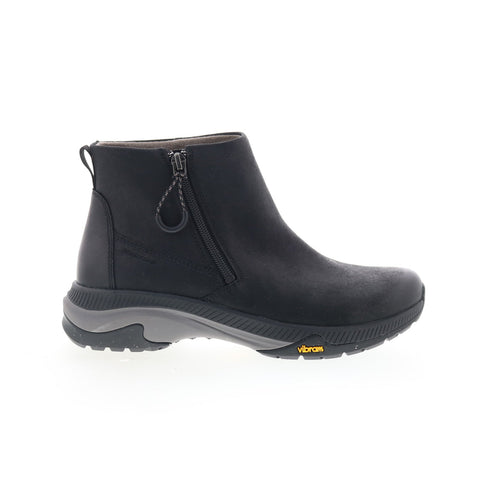 Dansko Margo 4721-500200 Womens Black Leather Zipper Casual Dress Boots