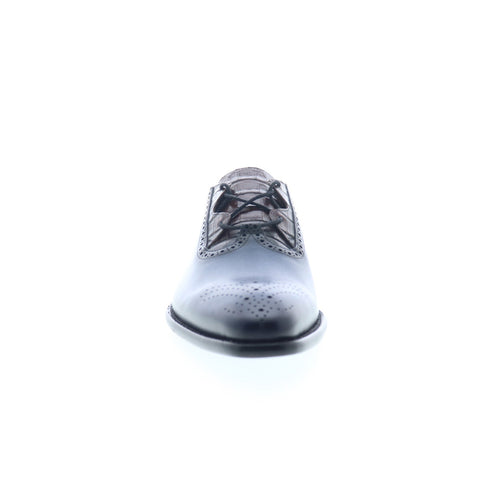 Mezlan 4765-F Mens Blue Leather Oxfords & Lace Ups Casual Shoes