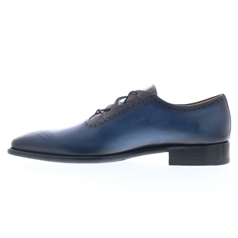 Mezlan 4765-F Mens Blue Leather Oxfords & Lace Ups Casual Shoes