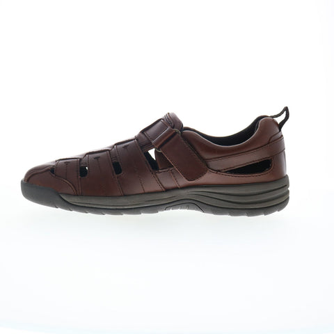 Drew Dublin 47717-83 Mens Brown Leather Strap Sport Sandals Shoes