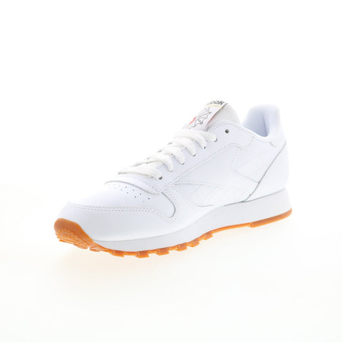 Reebok Classic Leather 49797 Mens White Leather Lifestyle Sneakers Shoes
