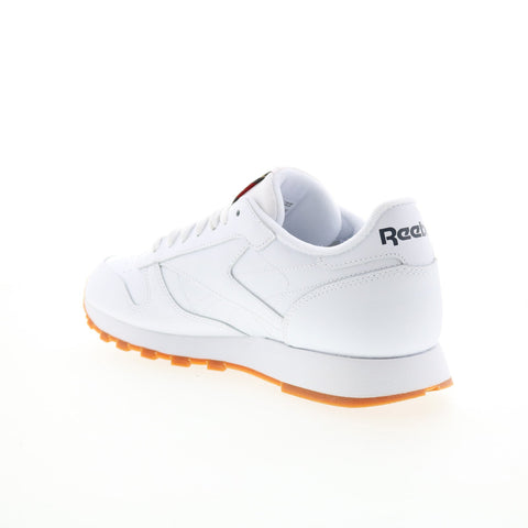 Reebok Classic Leather 49797 Mens White Leather Lifestyle Sneakers Shoes