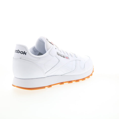 Reebok Classic Leather 49797 Mens White Leather Lifestyle Sneakers Shoes
