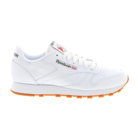 Reebok Classic Leather 49797 Mens White Leather Lifestyle Sneakers Shoes