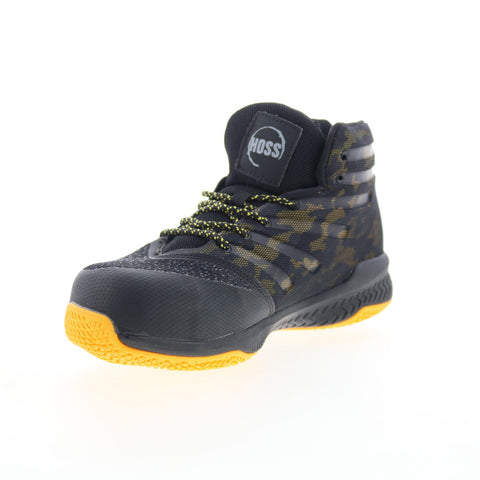 Hoss Rim Fly Composite Toe 50155 Mens Black Leather Work & Safety Boots