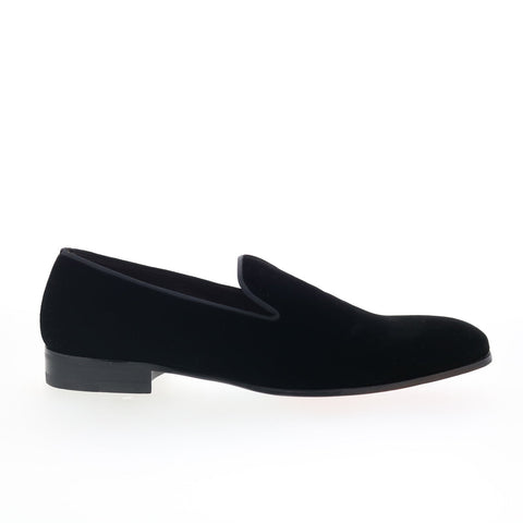 Mezlan Lublin 5036 Mens Black Canvas Loafers & Slip Ons Casual Shoes