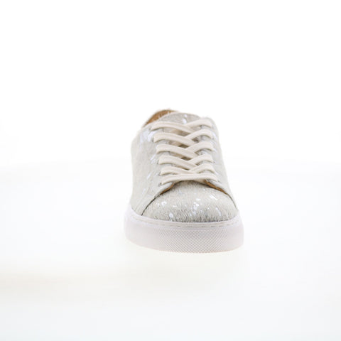 Diba True Gizz Mo 50520 Womens Gray Leather Lace Up Lifestyle Sneakers Shoes