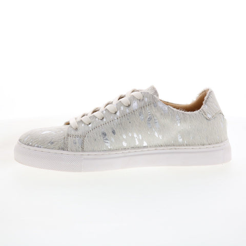 Diba True Gizz Mo 50520 Womens Gray Leather Lace Up Lifestyle Sneakers Shoes