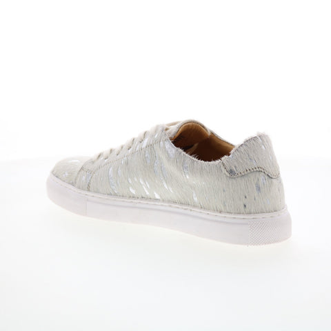 Diba True Gizz Mo 50520 Womens Gray Leather Lace Up Lifestyle Sneakers Shoes
