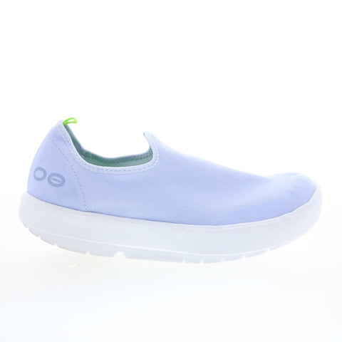 Oofos Oomg Eezee Shoe 5072 Womens Purple Canvas Lifestyle Sneakers Shoes
