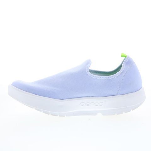 Oofos Oomg Eezee Shoe 5072 Womens Purple Canvas Lifestyle Sneakers Shoes