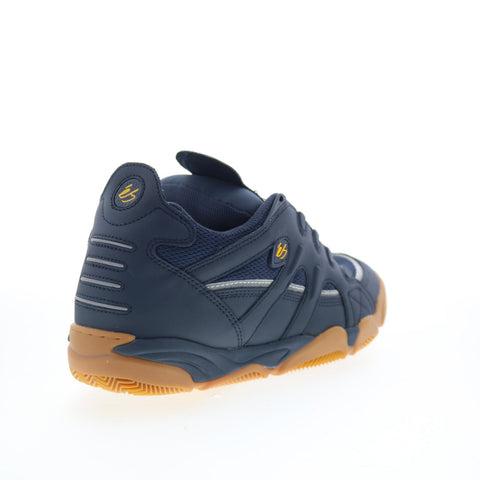 ES Scheme 5101000164460 Mens Blue Leather Skate Inspired Sneakers Shoes