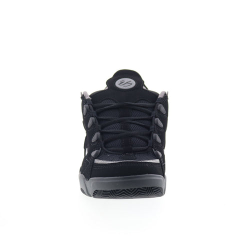 ES Scheme 5101000164553 Mens Black Nubuck Skate Inspired Sneakers Shoes