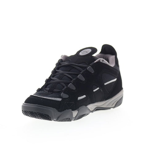 ES Scheme 5101000164553 Mens Black Nubuck Skate Inspired Sneakers Shoes