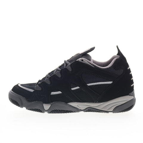 ES Scheme 5101000164553 Mens Black Nubuck Skate Inspired Sneakers Shoes