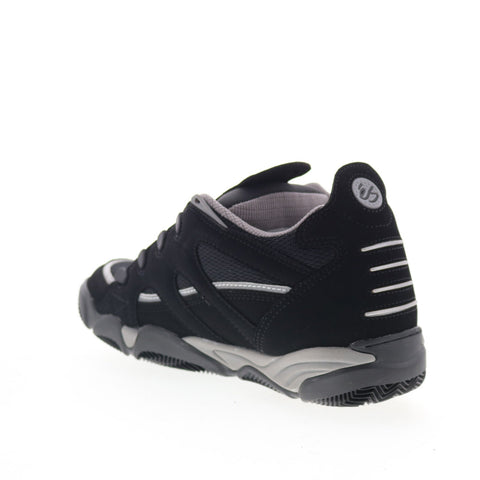 ES Scheme 5101000164553 Mens Black Nubuck Skate Inspired Sneakers Shoes