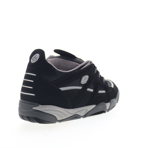 ES Scheme 5101000164553 Mens Black Nubuck Skate Inspired Sneakers Shoes