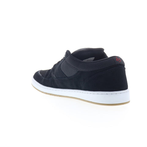 ES Sophisto 5101000211001 Mens Black Nubuck Skate Inspired Sneakers Shoes