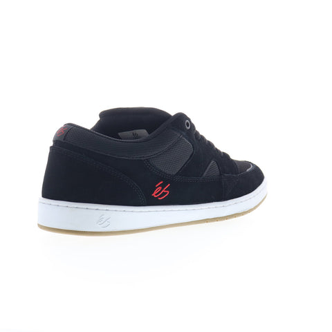 ES Sophisto 5101000211001 Mens Black Nubuck Skate Inspired Sneakers Shoes