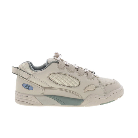 ES Muska 5102000063294 Mens Beige Leather Skate Inspired Sneakers Shoes