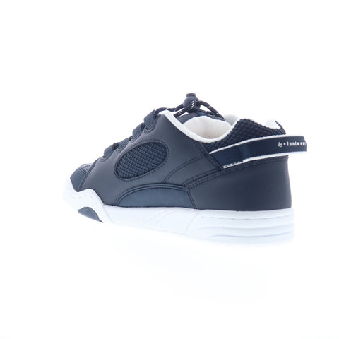 ES Muska 5102000063472 Mens Blue Leather Skate Inspired Sneakers Shoes