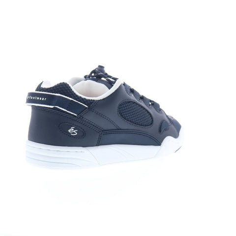 ES Muska 5102000063472 Mens Blue Leather Skate Inspired Sneakers Shoes