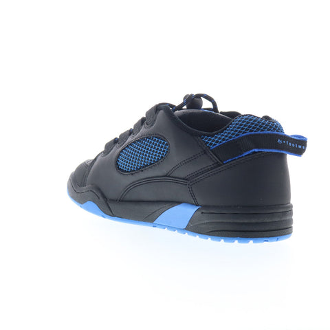 ES Muska 5102000063568 Mens Black Leather Skate Inspired Sneakers Shoes