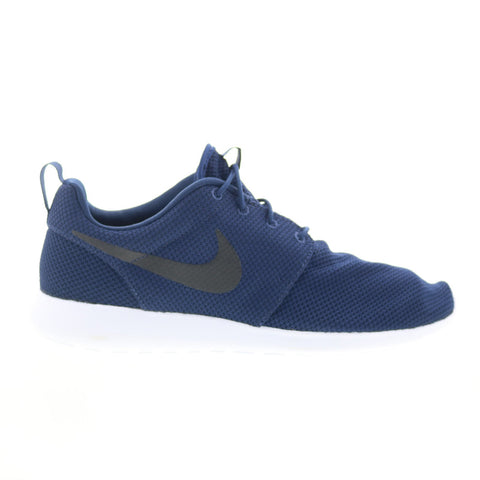 Nike Roshe One 511881-405 Mens Blue Mesh Lifestyle Sneakers Shoes