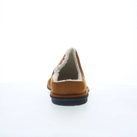 Dr. Comfort Easy 5130 Mens Brown Wide Suede Slip On Mules Slippers Shoes