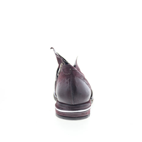 A.S. 98 Tarek 516134-301-6903 Womens Burgundy Leather Ankle & Booties Boots
