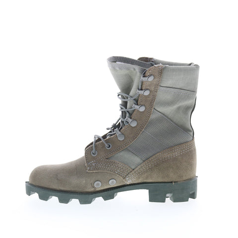 McRae Hot Weather Pan Sole Made In USA 5189 Mens Green Wide Tactical Boots