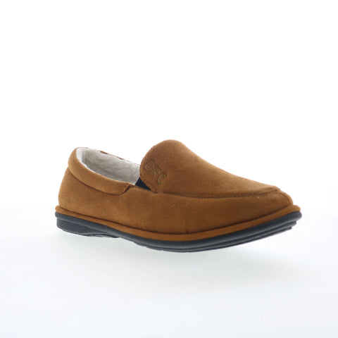 Dr. Comfort Relax 5230 Mens Brown Wide Nubuck Slip On Loafer Slippers Shoes