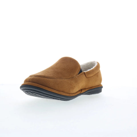 Dr. Comfort Relax 5230 Mens Brown Wide Nubuck Slip On Loafer Slippers Shoes