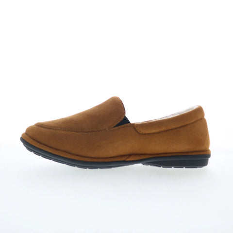 Dr. Comfort Relax 5230 Mens Brown Wide Nubuck Slip On Loafer Slippers Shoes