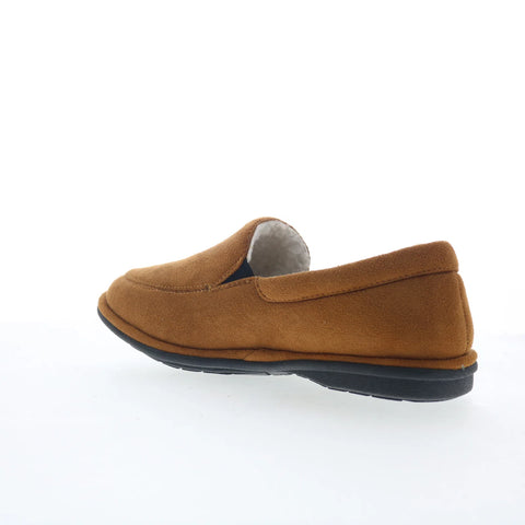 Dr. Comfort Relax 5230 Mens Brown Wide Nubuck Slip On Loafer Slippers Shoes