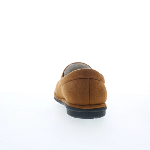 Dr. Comfort Relax 5230 Mens Brown Wide Nubuck Slip On Loafer Slippers Shoes