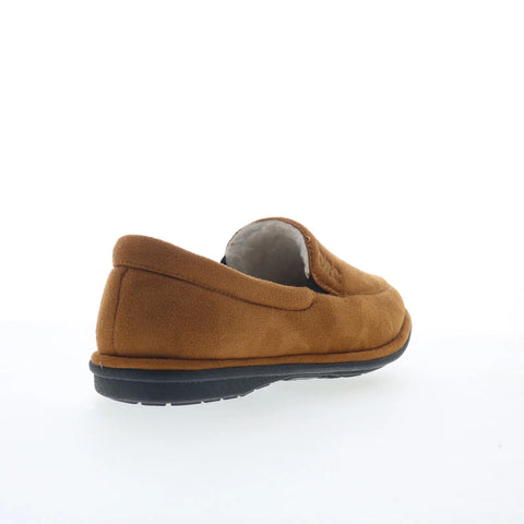 Dr. Comfort Relax 5230 Mens Brown Wide Nubuck Slip On Loafer Slippers Shoes