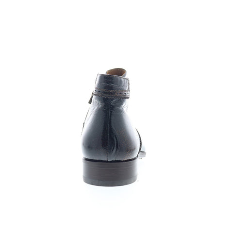 Debut Narciso 5260 Mens Brown Leather Zipper Casual Dress Boots