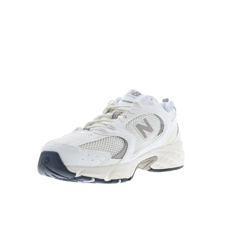 New Balance 530 U530CSB Mens White Mesh Lace Up Lifestyle Sneakers Shoes