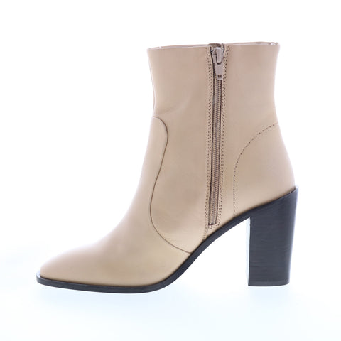 Diba True Mind Reeder 54405 Womens Beige Leather Ankle & Booties Boots