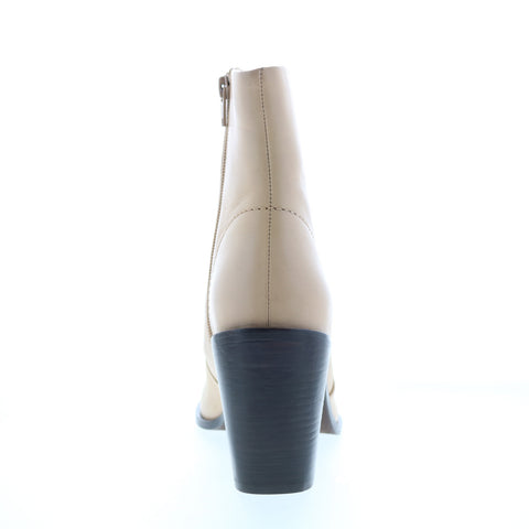 Diba True Mind Reeder 54405 Womens Beige Leather Ankle & Booties Boots