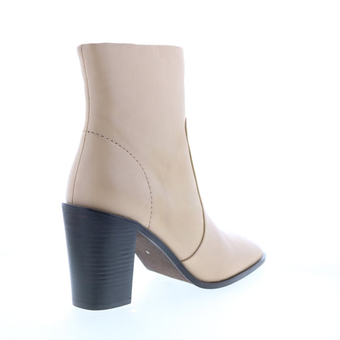 Diba True Mind Reeder 54405 Womens Beige Leather Ankle & Booties Boots