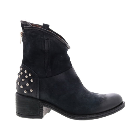 A.S. 98 Orrin 548204-301 Womens Black Leather Zipper Casual Dress Boots