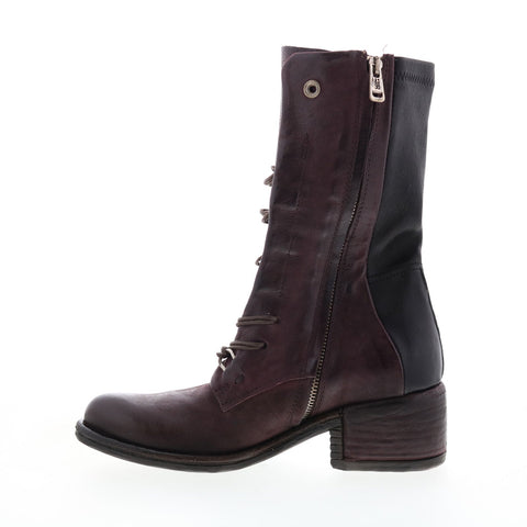 A.S. 98 Opie 548213-201 Womens Burgundy Leather Lace Up Casual Dress Boots